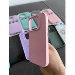 Husa Apple iPhone 15 Pro, Flippy, din Silicon Lichid, Interior din Microfibra, Lentile Fosforescente de Protectie