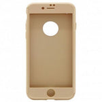 Husa Apple iPhone 6/6S IPAKY Full Cover 360 Auriu + Folie Cadou