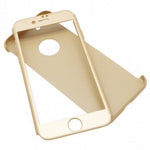 Husa Apple iPhone 6/6S IPAKY Full Cover 360 Auriu + Folie Cadou
