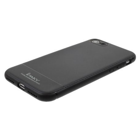 Husa Apple iPhone 7 Plus IPAKY Carbon Fiber Negru