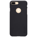 Husa Apple iPhone 7 Plus Nillkin Frosted Shield Negru + Folie de protectie