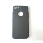 Husa Apple iPhone 8 Full Silicone 360 Negru + Folie de protectie