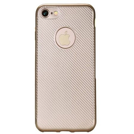 Husa Apple iPhone 8 i-Zore Carbon Fiber Auriu