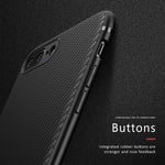 Husa Apple iPhone 8 Plus IPAKY Carbon Fiber Negru