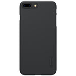 Husa Apple iPhone 8 Plus Nillkin Frosted Shield Negru + Folie de protectie