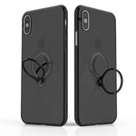 Husa Apple iPhone X Armor Ring cu inel magnetic Negru