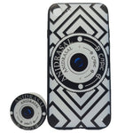 Husa Apple iPhone XS Max Multicolor Model Camera Foto Popsocket inclus