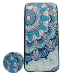 Husa Apple iPhone XS Max Multicolor Model Frunza Popsocket inclus