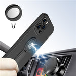 Husa Armor Design cu Stand pentru Apple iPhone 7/8G/SE2, Negru, Suport Auto Magnetic, Wireless Charge, Protectie