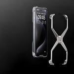 Husa Armor X Compatibila cu iPhone 15, Flippy, Aliaj de Aluminiu, Antisoc, Antizgarieturi, Impermeabila, Margini cu 2