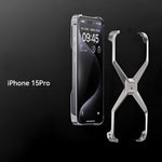Husa Armor X Compatibila cu iPhone 15 Pro, Flippy, Aliaj de Aluminiu, Antisoc, Antizgarieturi, Impermeabila, Margini cu