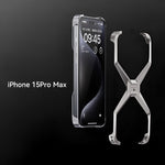 Husa Armor X Compatibila cu iPhone 15 Pro Max, Flippy, Aliaj de Aluminiu, Antisoc, Antizgarieturi, Impermeabila,