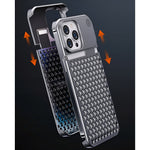 Husa Aromaterapia Compatibila cu iPhone 15 Pro, Flippy, Antisoc, Antizgariere, Protectie Camera si Supraincalzire, din