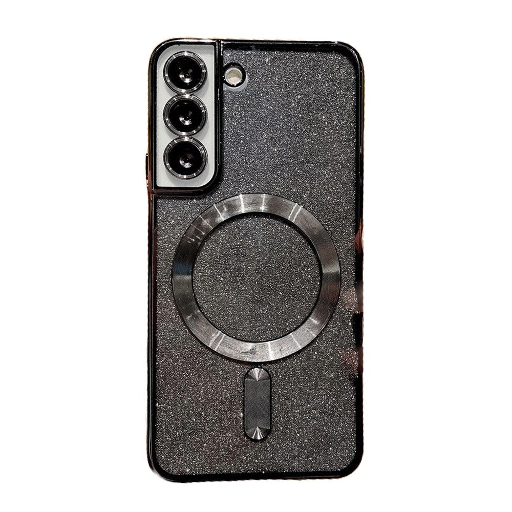 Husa de Protectie 2 in 1, Flippy, Husa pentru Samsung Galaxy S23+, Glitter Chrome Magsafe, din TPU, Magnetica, cu