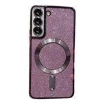 Husa de Protectie 2 in 1, Flippy, Husa pentru Samsung Galaxy S24+, Glitter Chrome Magsafe, din TPU, Magnetica, cu