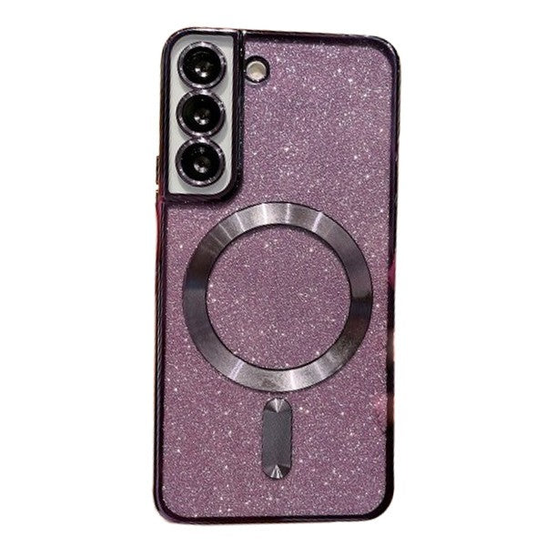 Husa de Protectie 2 in 1, Flippy, Husa pentru Samsung Galaxy S24+, Glitter Chrome Magsafe, din TPU, Magnetica, cu