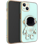 Husa de Protectie TPU 2in1, Flippy, pentru Apple iPhone 14, Astronaut cu Suport, Antisoc, Rezistenta la Impact,