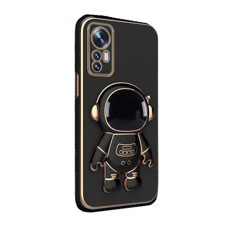 Husa de Protectie 2 in 1, Flippy, Husa de Protectie pentru Honor Magic 6 Pro, Model Astronaut cu Suport, din TPU, Negru