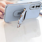 Husa Telefon 2in1, Flippy, Compatibila Huawei P50 Pro, Carcasa TPU cu Suport Inclus Tip Astronaut, Protectie Camere,