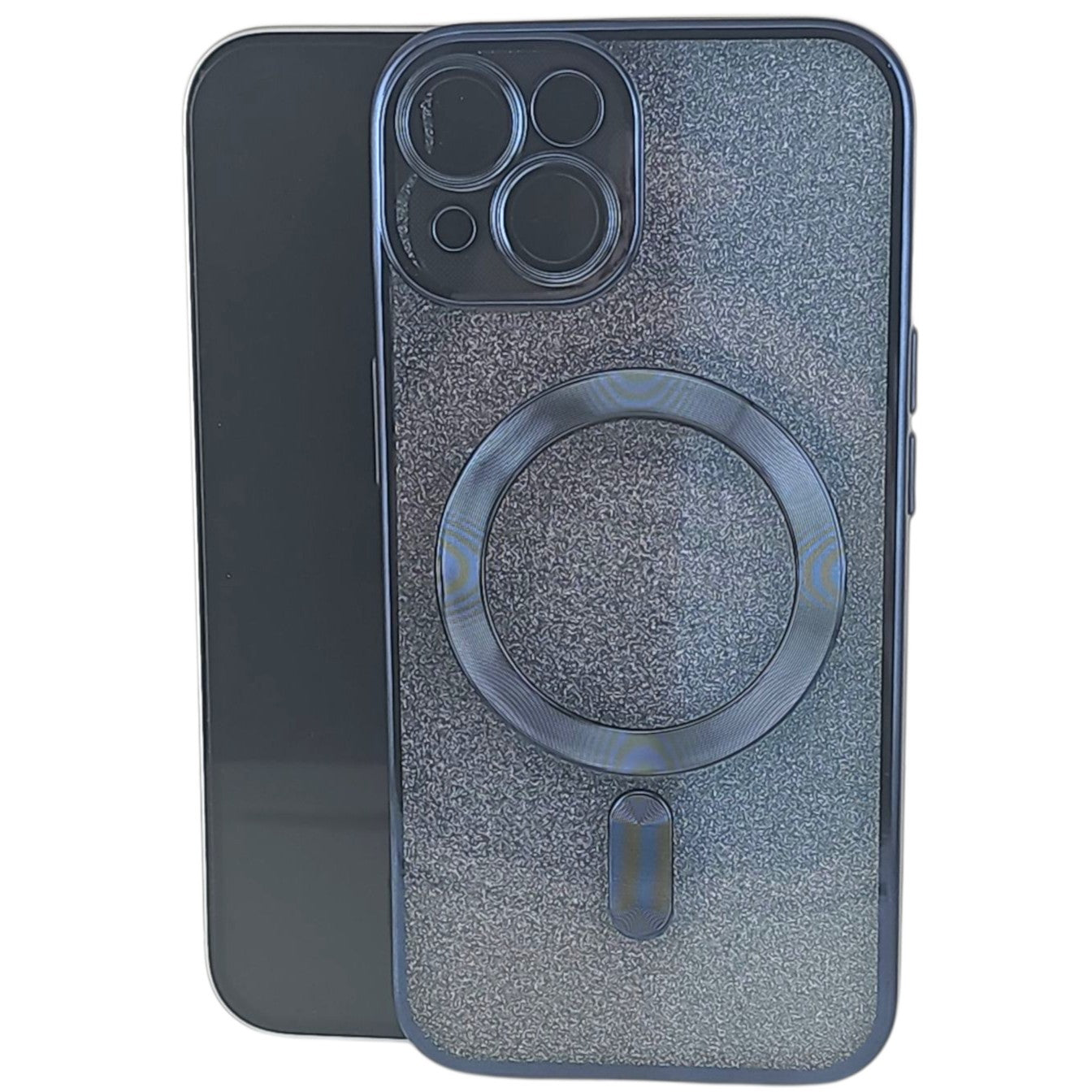 Husa de Protectie 2 in 1, Flippy, pentru Apple iPhone 15 Plus, Compatibila MagSafe, Magnetica, cu Protectie Lentila,