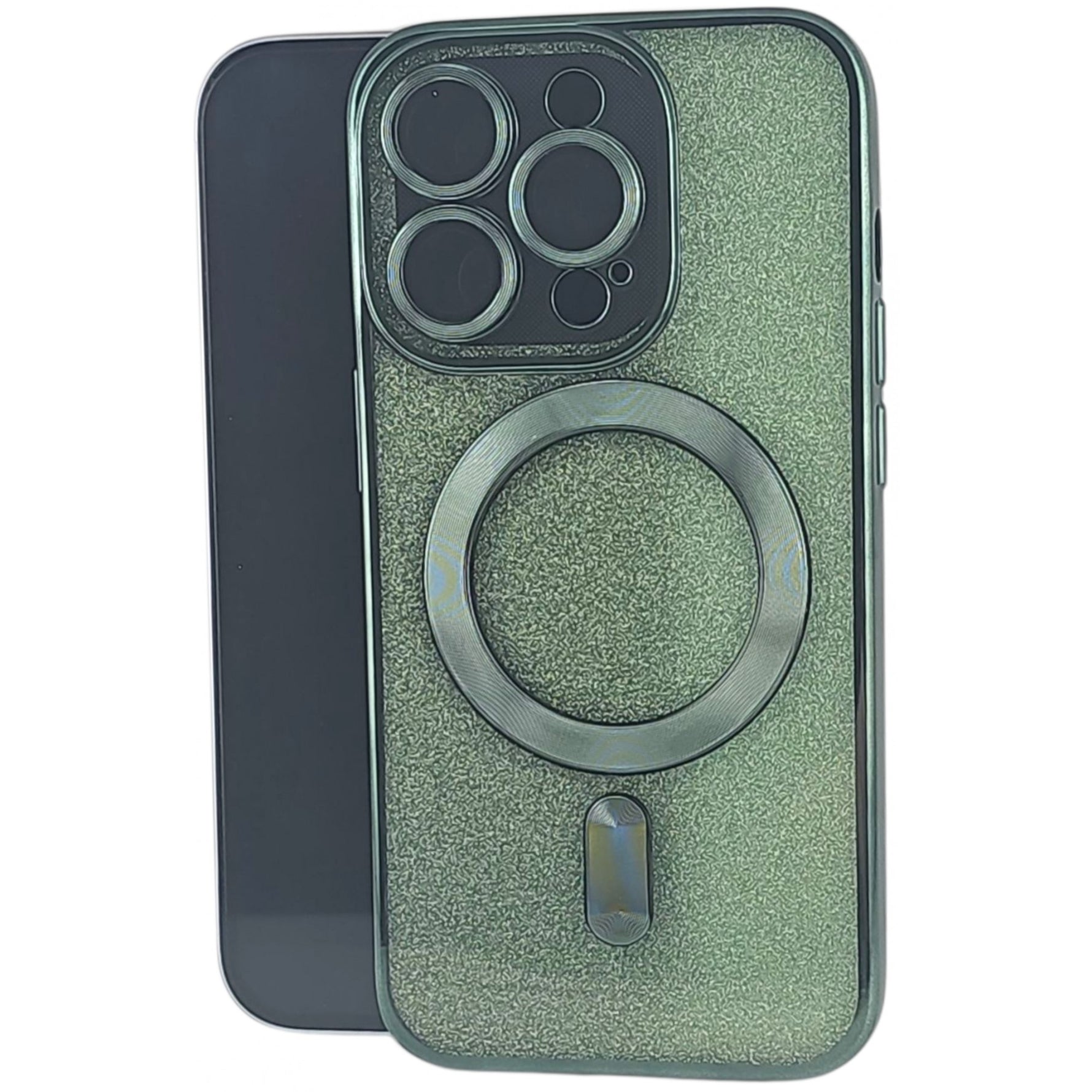 Husa de Protectie 2 in 1, Flippy, pentru Apple iPhone 15 Pro, Compatibila MagSafe, Magnetica, cu Protectie Lentila, din