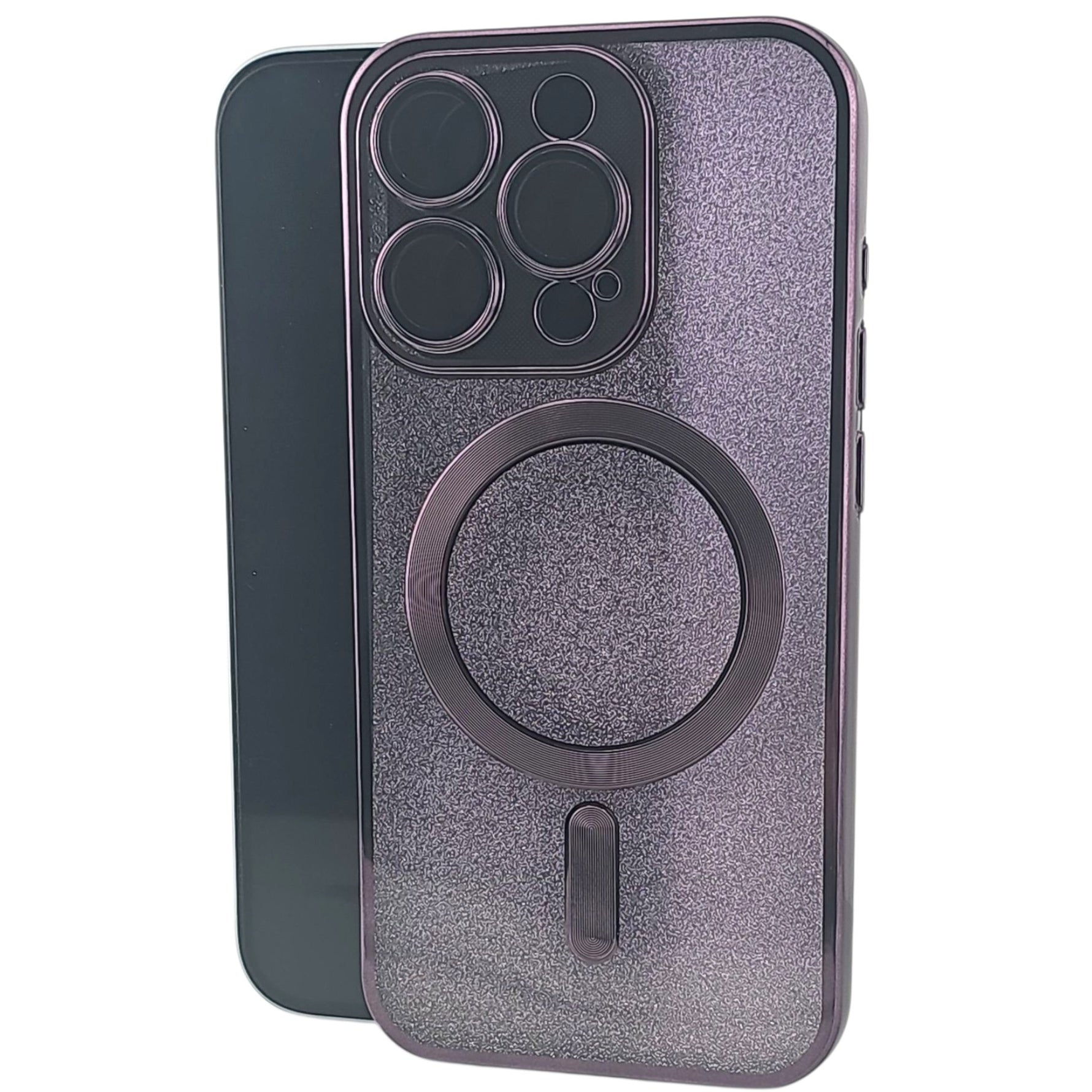 Husa de Protectie 2 in 1, Flippy, pentru Apple iPhone 15 Pro Max, Compatibila MagSafe, Magnetica, cu Protectie Lentila,