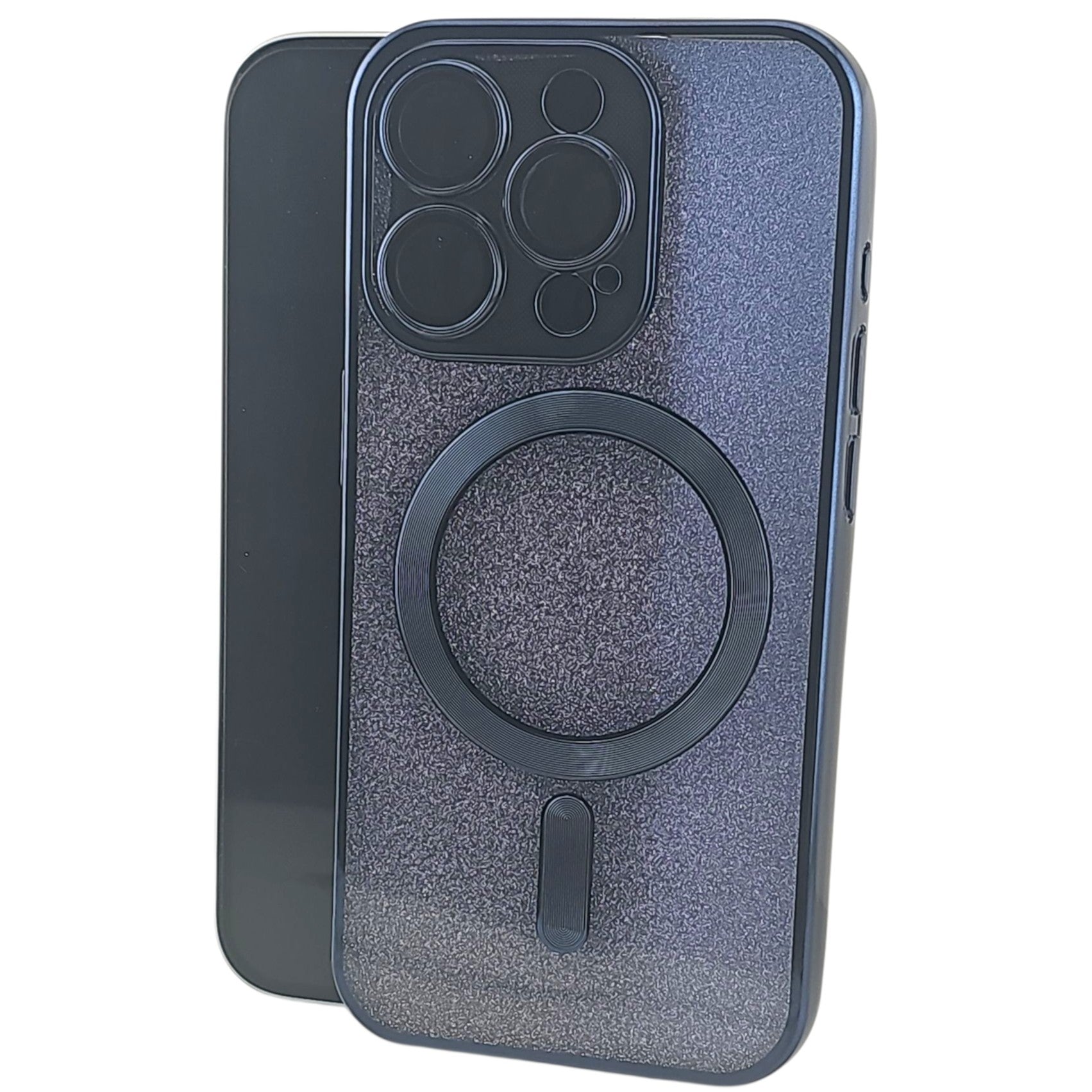 Husa de Protectie 2 in 1, Flippy, pentru Apple iPhone 15 Pro Max, Compatibila MagSafe, Magnetica, cu Protectie Lentila,