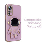 Husa de Protectie 2 in 1, Flippy, Husa de Protectie pentru Samsung Galaxy A15/A15 5G, Model Astronaut cu Suport, din