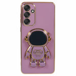 Husa Telefon 2in1, Flippy, Compatibila Samsung Galaxy S21 FE, Carcasa TPU cu Suport Inclus Tip Astronaut, Protectie