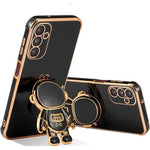 Husa Telefon 2in1, Flippy, Compatibila Samsung Galaxy S23 Plus, Carcasa TPU cu Suport Inclus Tip Astronaut, Protectie