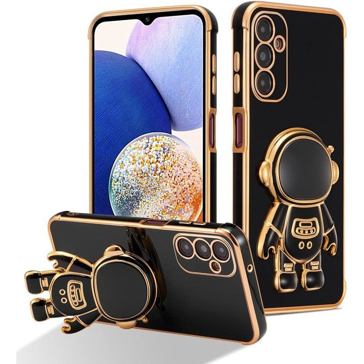 Husa Telefon 2in1, Flippy, Compatibila Samsung Galaxy S23 Plus, Carcasa TPU cu Suport Inclus Tip Astronaut, Protectie
