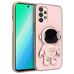 Husa Telefon 2in1, Flippy, Compatibila Samsung Galaxy S23, Carcasa TPU cu Suport Inclus Tip Astronaut, Protectie