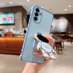 Husa Telefon 2in1, Flippy, Compatibila Samsung Galaxy S23 Plus, Carcasa TPU cu Suport Inclus Tip Astronaut, Protectie