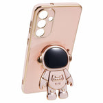 Husa Telefon 2in1, Flippy, Compatibila Samsung Galaxy S24 Plus, Carcasa TPU cu Suport Inclus Tip Astronaut, Protectie