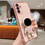 Husa Telefon 2in1, Flippy, Compatibila Samsung Galaxy S24 Ultra, Carcasa TPU cu Suport Inclus Tip Astronaut, Protectie
