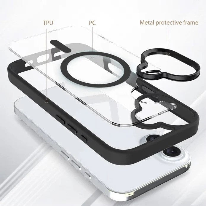 Husa de Protectie Compatibil cu iPhone 16 Plus, Flippy, Incarcare Wireless, Tehnologie Magsafe, Carcasa din TPU/ PC,