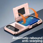 Husa de Protectie compatibila Apple iPhone 17 Air, Flippy, Compartiment pentru Carduri, Anti-alunecare, Protectie PC,