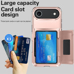 Husa de Protectie compatibila Apple iPhone 17 Air, Flippy, Compartiment pentru Carduri, Anti-alunecare, Protectie PC,