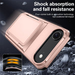 Husa de Protectie compatibila Apple iPhone 17 Air, Flippy, Compartiment pentru Carduri, Anti-alunecare, Protectie PC,