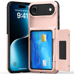 Husa de Protectie compatibila Apple iPhone 17 Air, Flippy, Compartiment pentru Carduri, Anti-alunecare, Protectie PC,