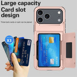 Husa de Protectie compatibila Apple iPhone 17 Pro Max, Flippy, Compartiment pentru Carduri, Anti-alunecare, Protectie