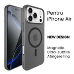 Husa de Protectie compatibila Apple iPhone 17 Air, Flippy, Magnetica Ultra-subtire, Anti-alunecare, Protectie PC,