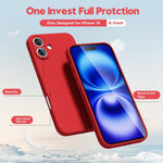 Husa de Protectie Matte TPU, Flippy, pentru Apple iPhone 16 Plus, Protectie Camera, Antisoc, Antizgariere,