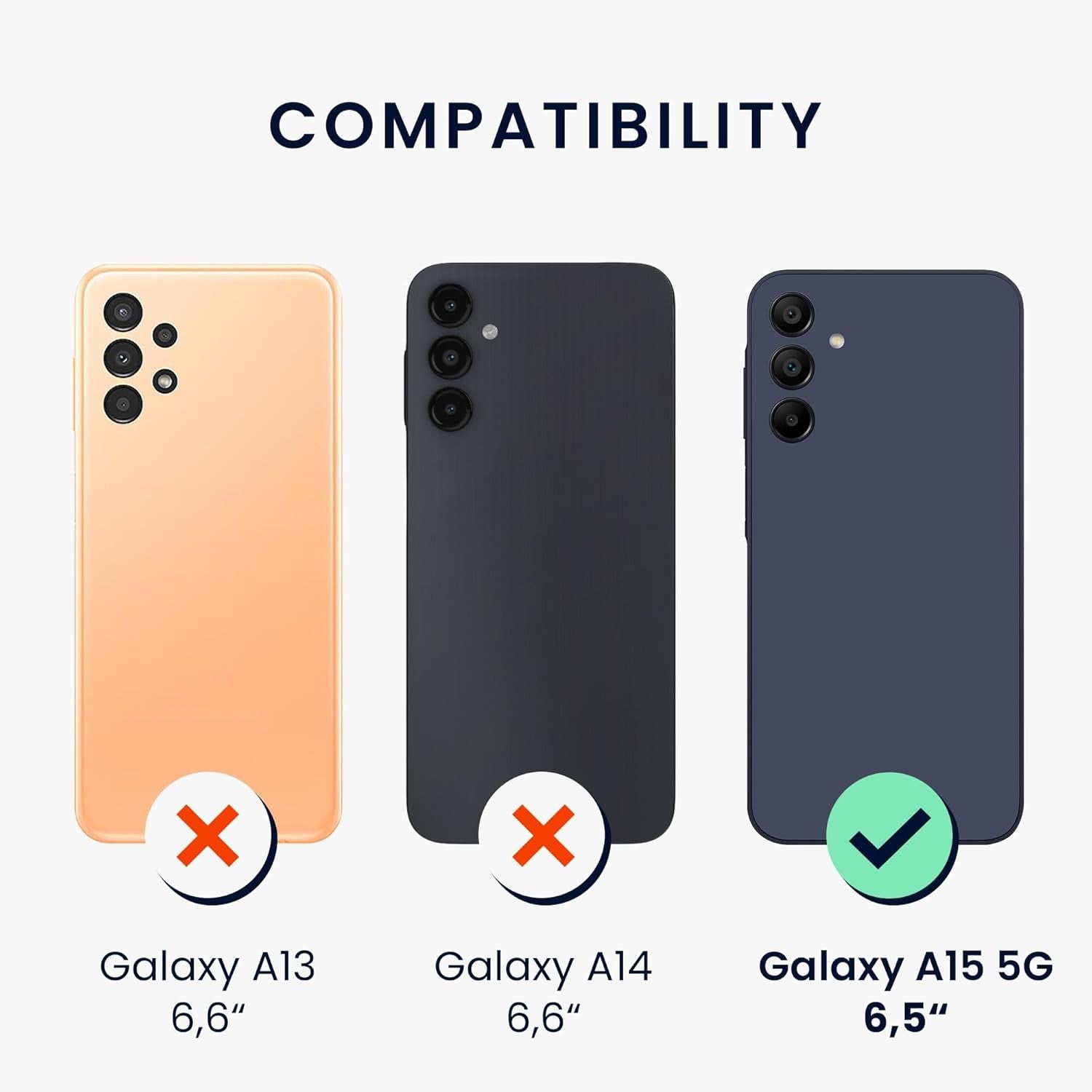 Husa de Protectie Matte TPU, Flippy, pentru Samsung Galaxy A15, Protectie Camera, Antisoc, Antizgariere, Antialunecare,
