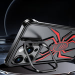 Husa de Protectie Compatibila iPhone 15 Pro, cu Suport Metalic pentru Camera, Armor Protective Series, Flippy, Antisoc,