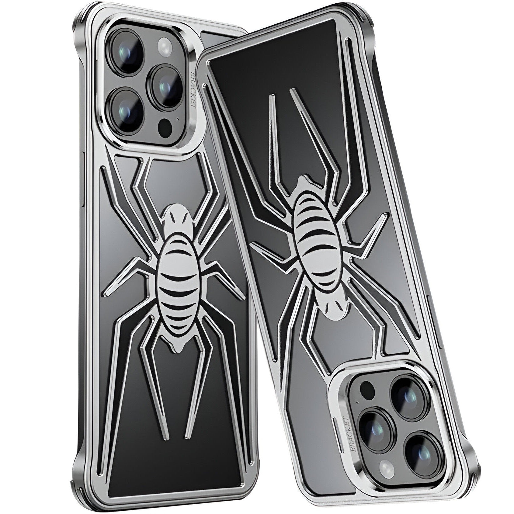 Husa de Protectie Compatibila iPhone 15 Pro, cu Suport Metalic pentru Camera, Armor Protective Series, Flippy, Antisoc,
