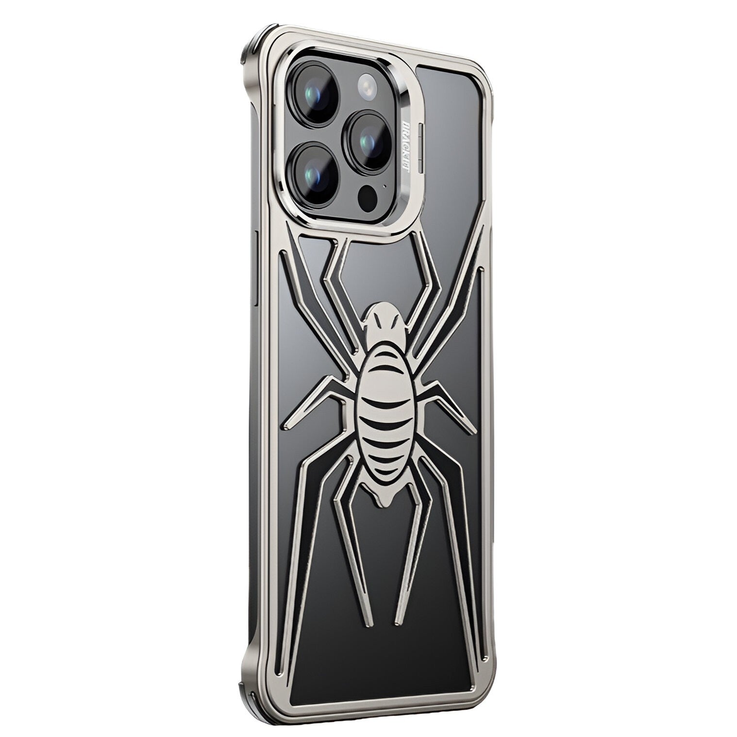 Husa de Protectie Compatibila iPhone 15 Pro, cu Suport Metalic pentru Camera, Armor Protective Series, Flippy, Antisoc,