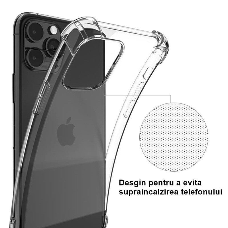 Husa de protectie Flippy, TPU, pentru Apple iPhone 13 Pro Max 6.7 inch, Antisoc, Protectie colturi, Rezistenta la