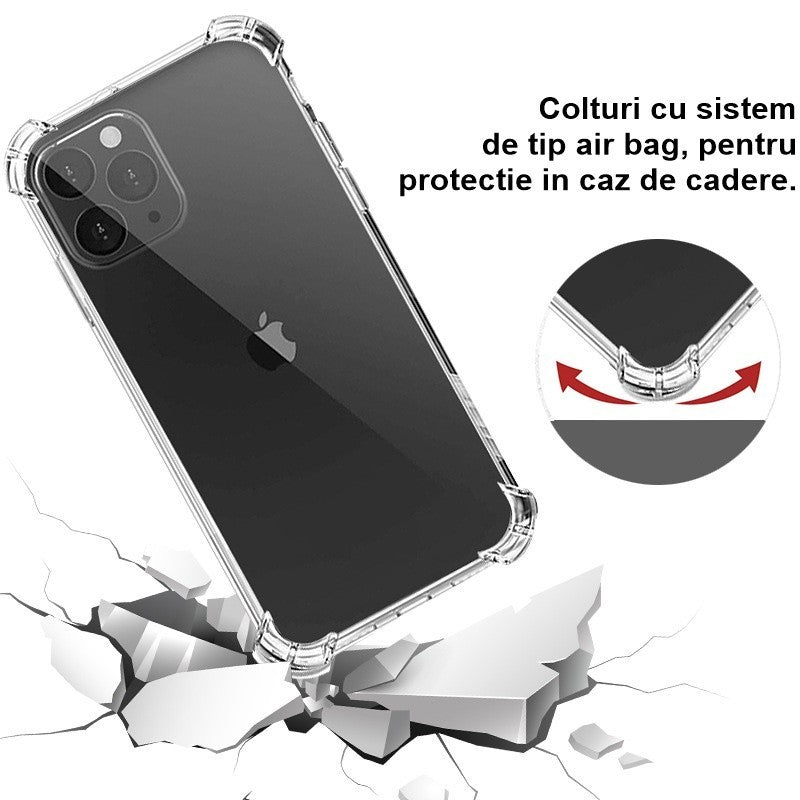 Husa de protectie Flippy, TPU, pentru Apple iPhone 15 Pro, Antisoc, Protectie colturi, Rezistenta la impact, 1.5 mm,