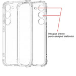 Husa de protectie Flippy, TPU, pentru Samsung A34 5G, Antisoc, Protectie colturi, Rezistenta la impact, Transparenta